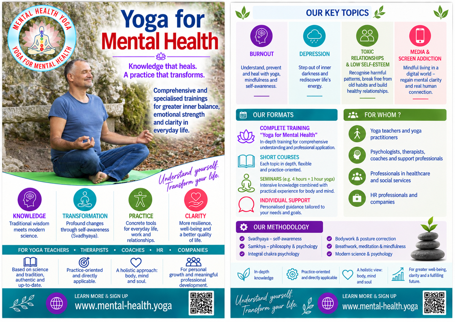 Yoga for Mental Health flyer
